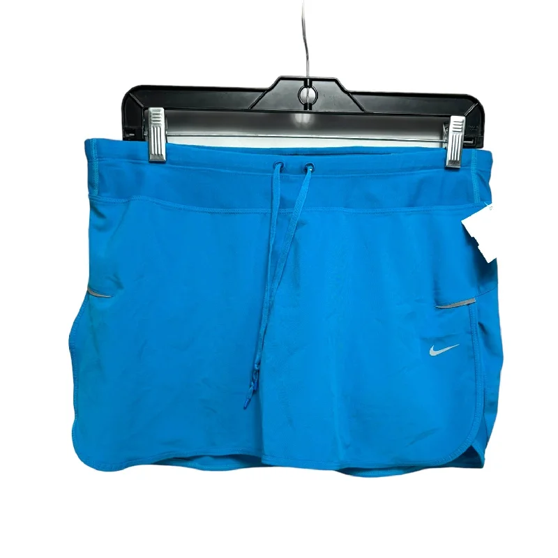 Athletic Skort By Nike Apparel In Blue, Size: M