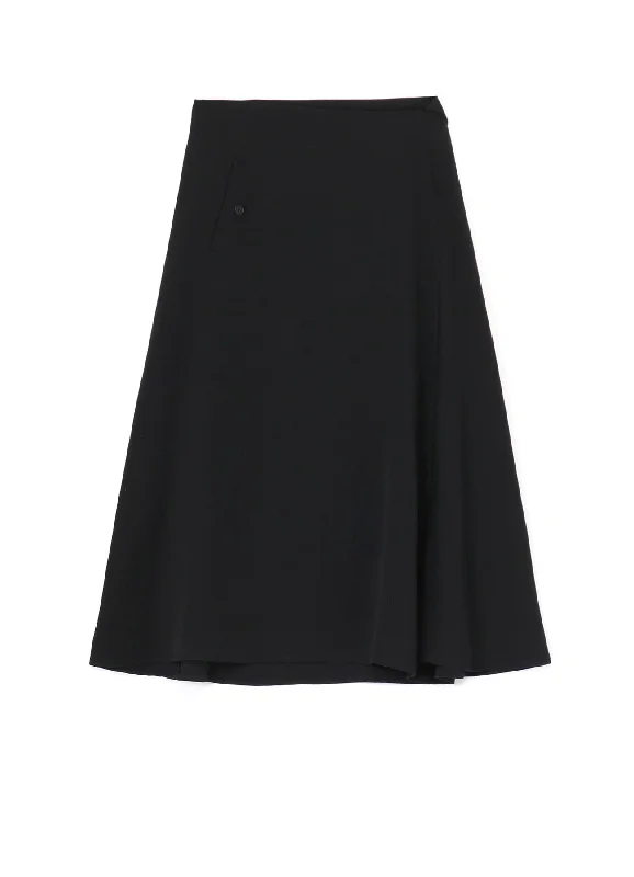 GABARDINE FLARE SKIRT